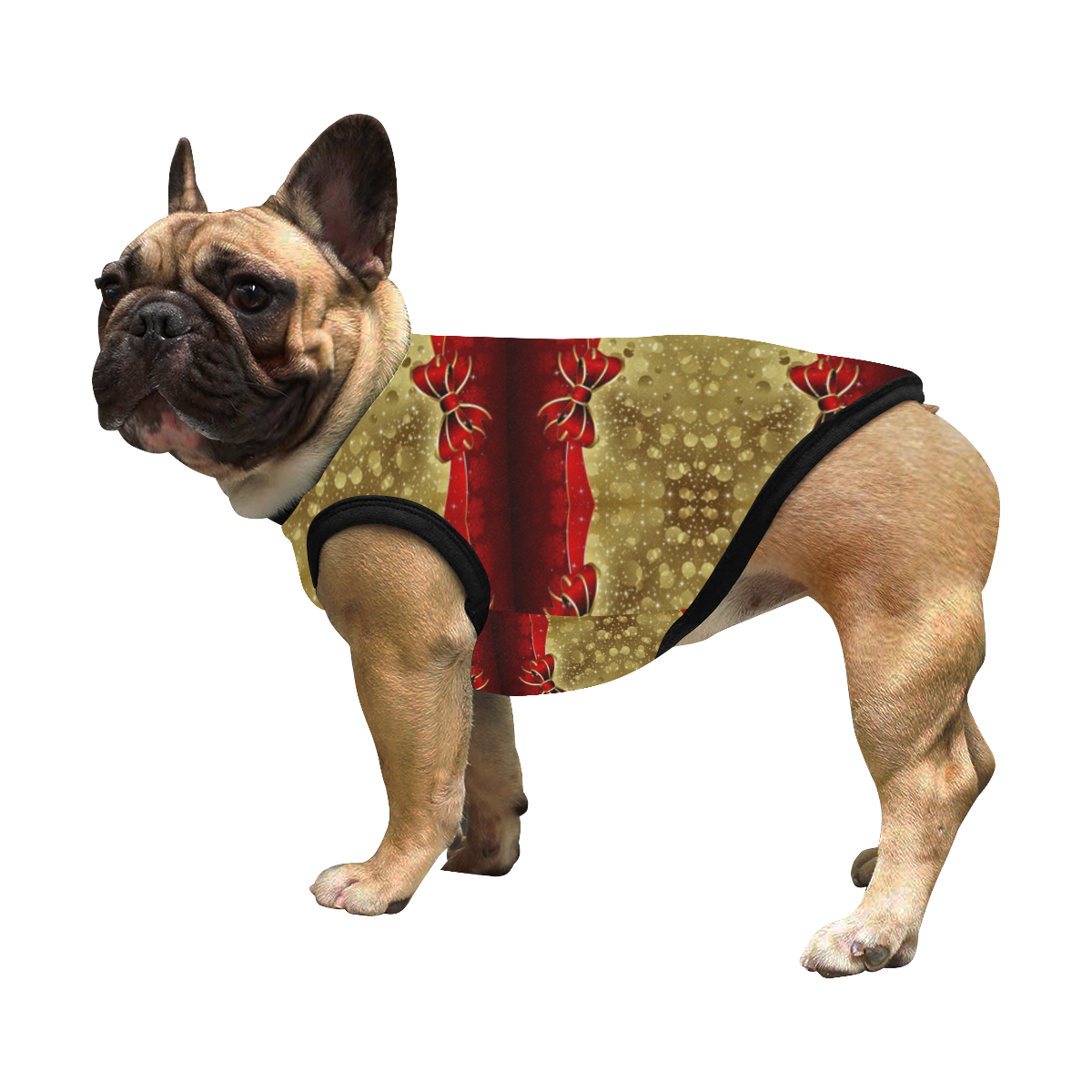 An Elegant Christmas.1 dog coat All Over Print Pet Tank Top