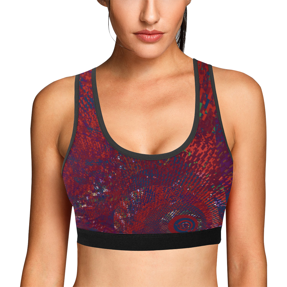 Confusion Women's All Over Print Sports Bra (Model T52)