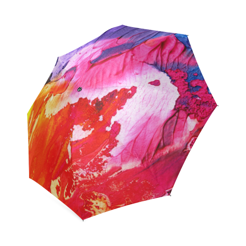 Red purple paint Foldable Umbrella (Model U01)