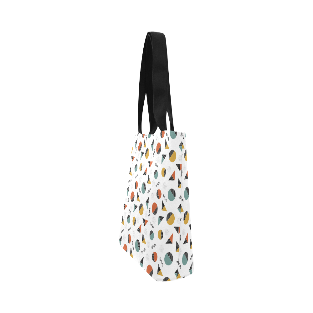 Geo Cutting Shapes Canvas Tote Bag (Model 1657)