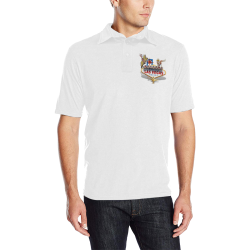 Las Vegas Welcome Sign / White Men's All Over Print Polo Shirt (Model T55)