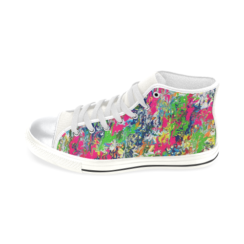 Bridge High Top Canvas Shoes for Kid (Model 017)