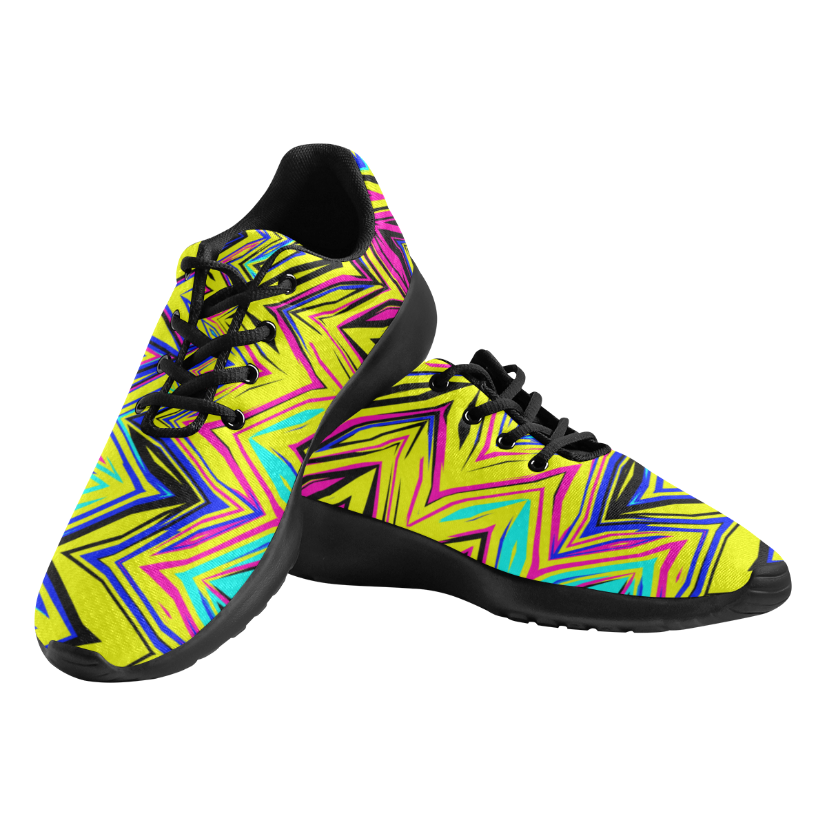 mycolorfulchevron Women's Athletic Shoes (Model 0200)