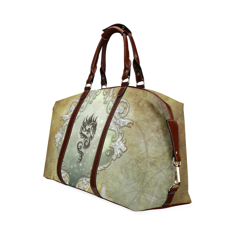 Awesome tribal dragon Classic Travel Bag (Model 1643) Remake
