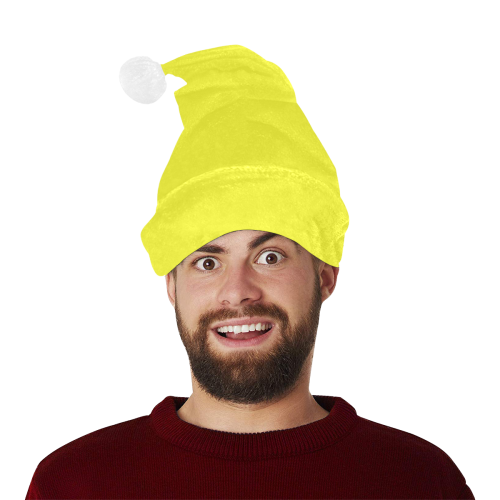 color maximum yellow Santa Hat