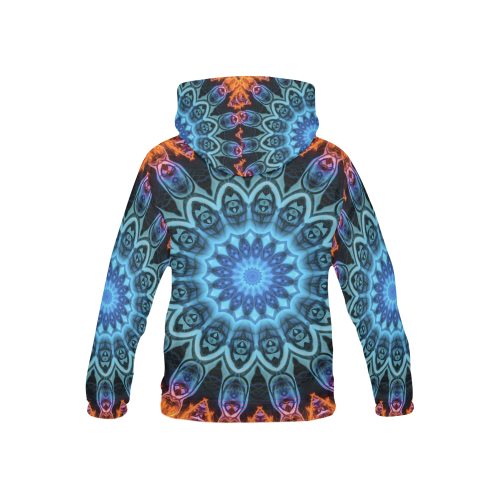 MANDALA SKY ON FIRE All Over Print Hoodie for Kid (USA Size) (Model H13)