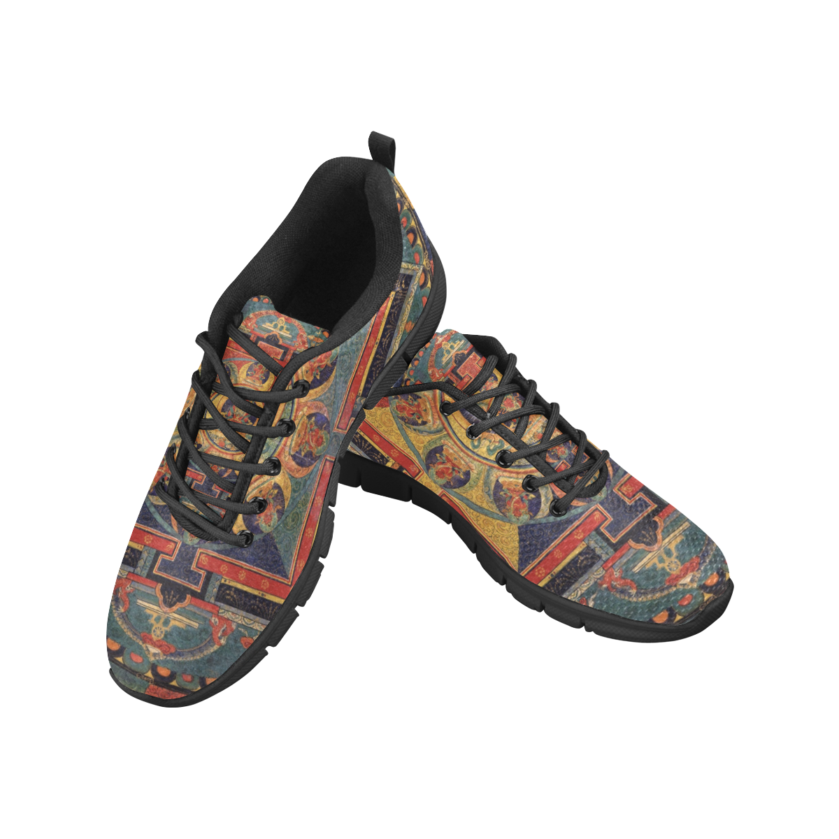 Protection, by Ivan Venerucci Italian Style Women's Breathable Running Shoes/Large (Model 055)