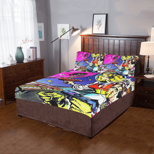 Battle in Space 2 3-Piece Bedding Set