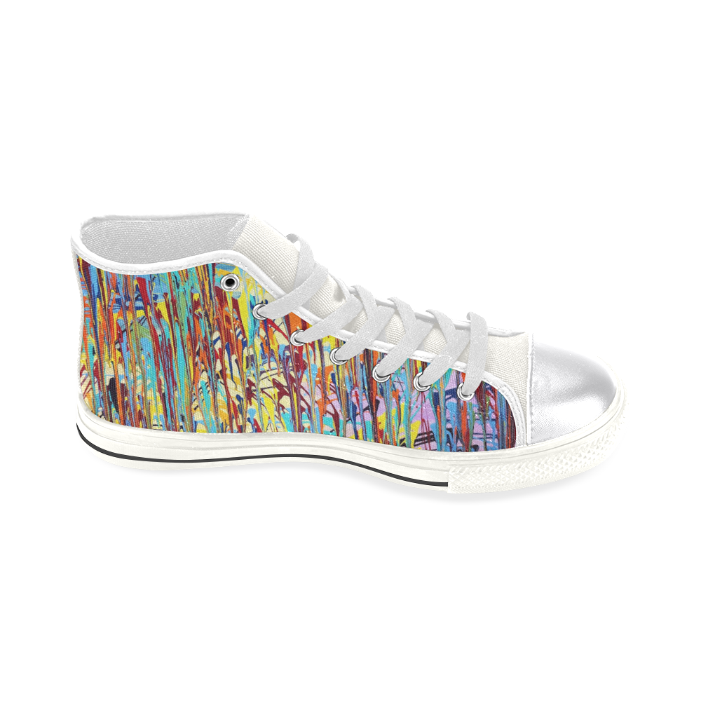 Bliss Women's Classic High Top Canvas Shoes (Model 017)