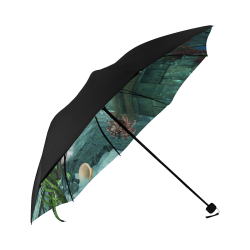 Wonderful mermaid Anti-UV Foldable Umbrella (Underside Printing) (U07)