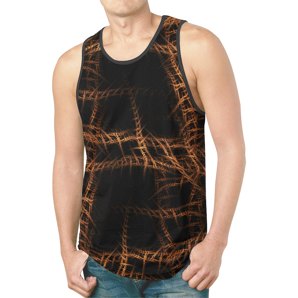 Trapped New All Over Print Tank Top for Men (Model T46)