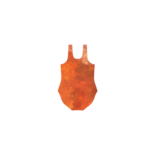 Orange Soup Vest One Piece Swimsuit (Model S04)