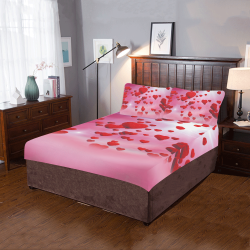 lovely romantic sky heart pattern for valentines day, mothers day, birthday, marriage 3-Piece Bedding Set