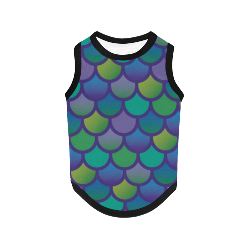 Mermaid SCALES multiCOLOR All Over Print Pet Tank Top