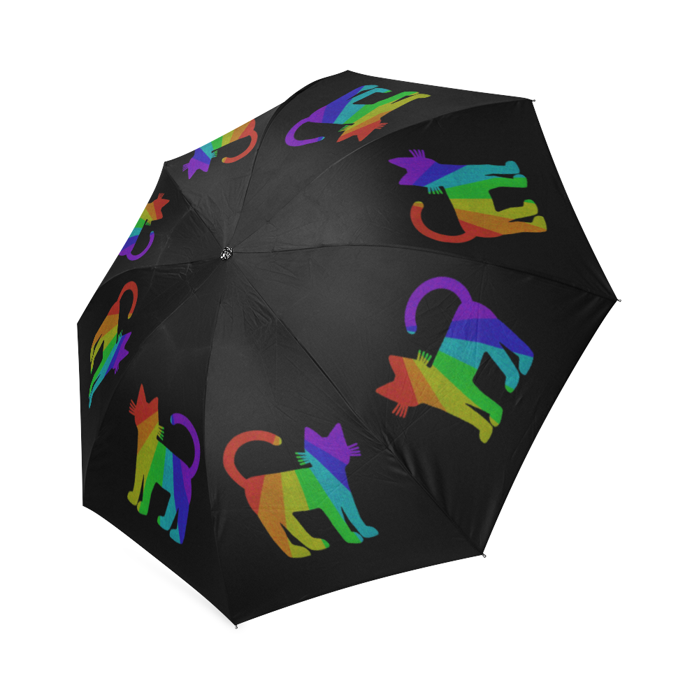 slim rainbowcats Foldable Umbrella (Model U01)