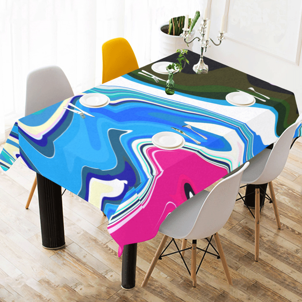 NoName Cotton Linen Tablecloth 60" x 90"