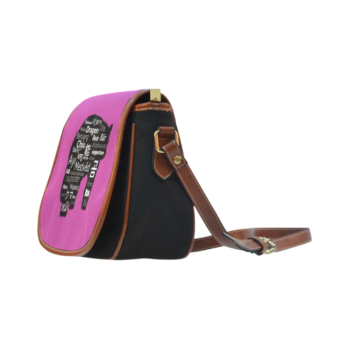 Bear Saddle Bag/Small (Model 1649)(Flap Customization)
