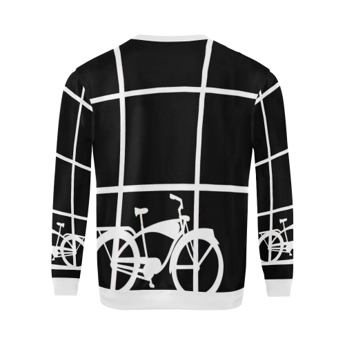 PANEZ All Over Print Crewneck Sweatshirt for Men/Large (Model H18)