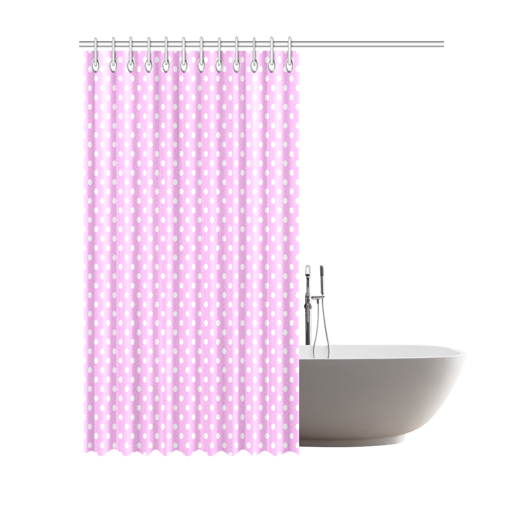 Polka-dot pattern Shower Curtain 69"x84"