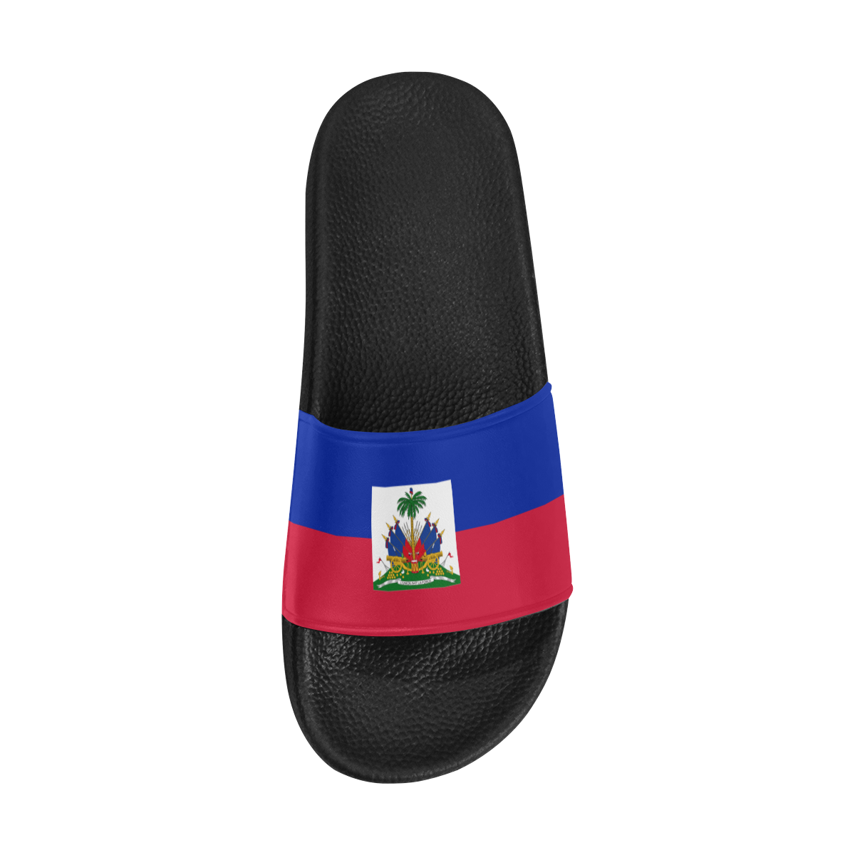 Haitian Flag Men's Slide Sandals (Model 057)
