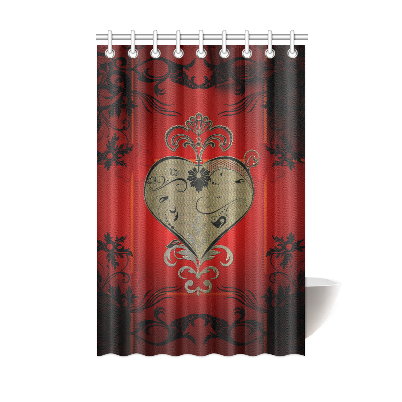 Wonderful decorative heart Shower Curtain 48"x72"