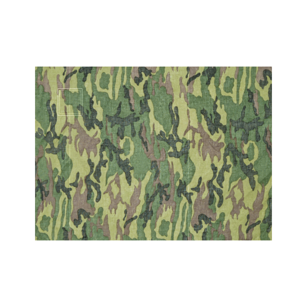 Military Camo Green Woodland Camouflage Neoprene Water Bottle Pouch/Small