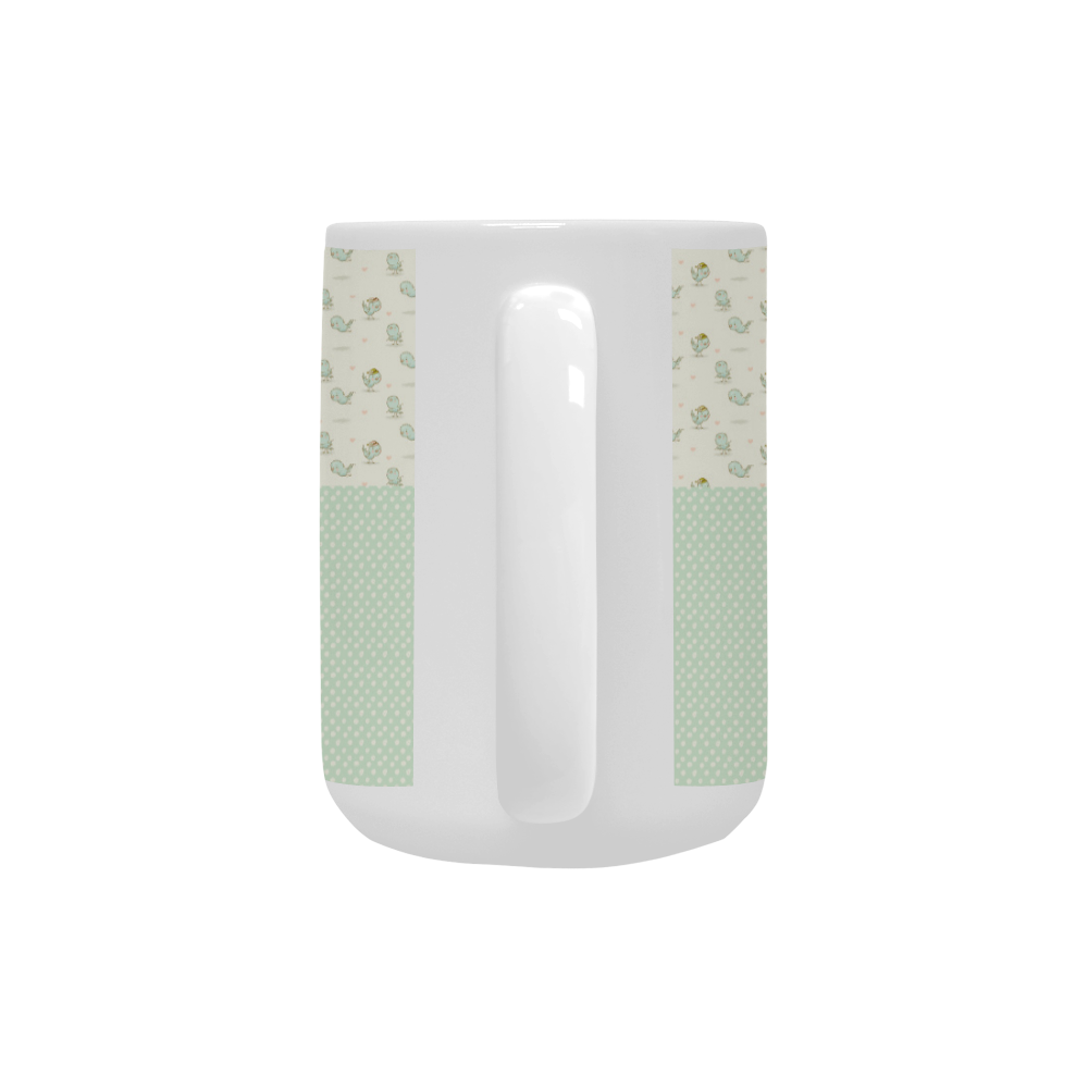 Little Cute Birdie Custom Ceramic Mug (15OZ)