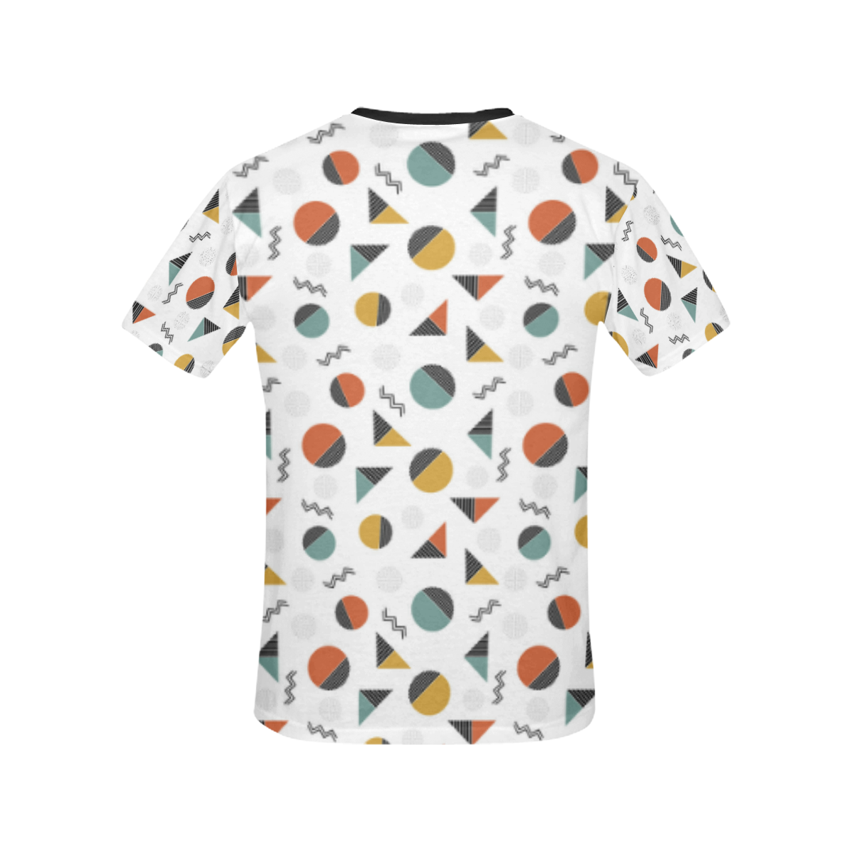 Geo Cutting Shapes All Over Print T-shirt for Women/Large Size (USA Size) (Model T40)