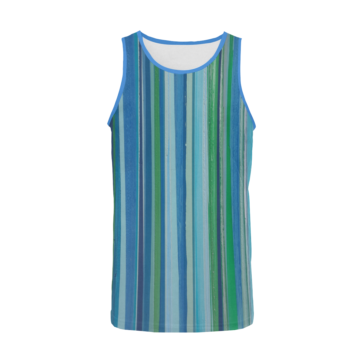 painted stripe Men's All Over Print Tank Top (Model T57)