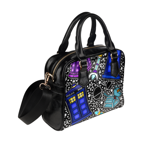 Dr Who mashup Shoulder Handbag (Model 1634)