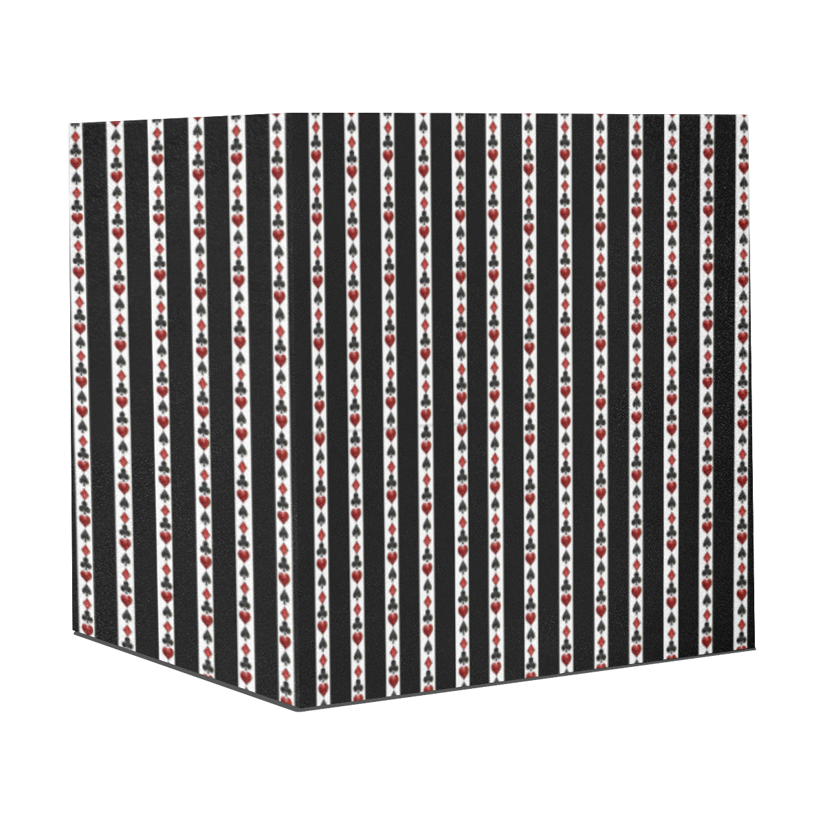 Las Vegas Playing Card Symbols Stripes Gift Wrapping Paper 58"x 23" (3 Rolls)