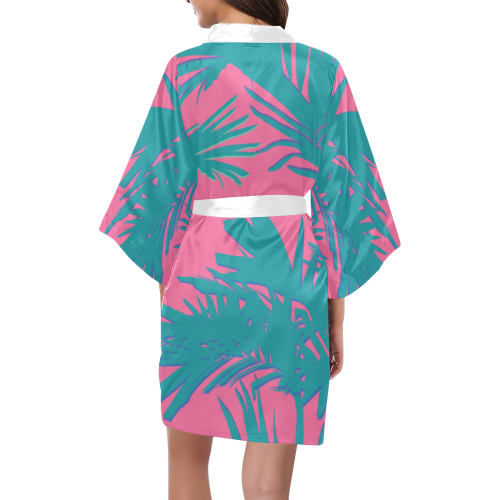 PALM PRINT Kimono Robe