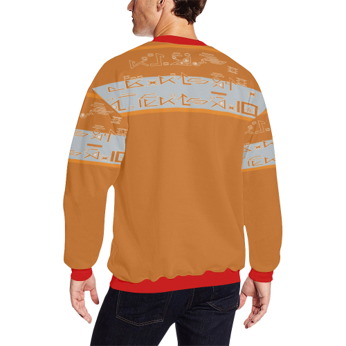 Employee Number WOMCHU 19 Men's Oversized Fleece Crew Sweatshirt/Large Size(Model H18)