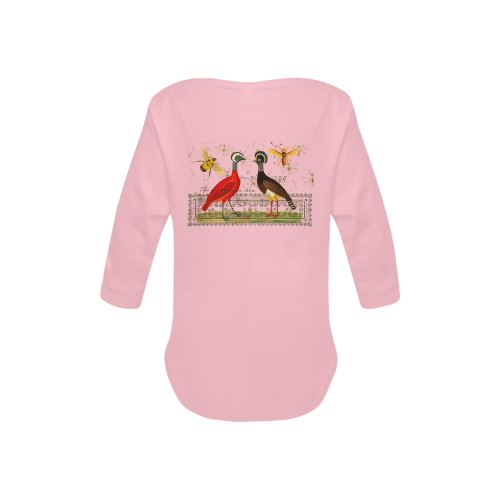 Hens And Bees Baby Powder Organic Long Sleeve One Piece (Model T27)