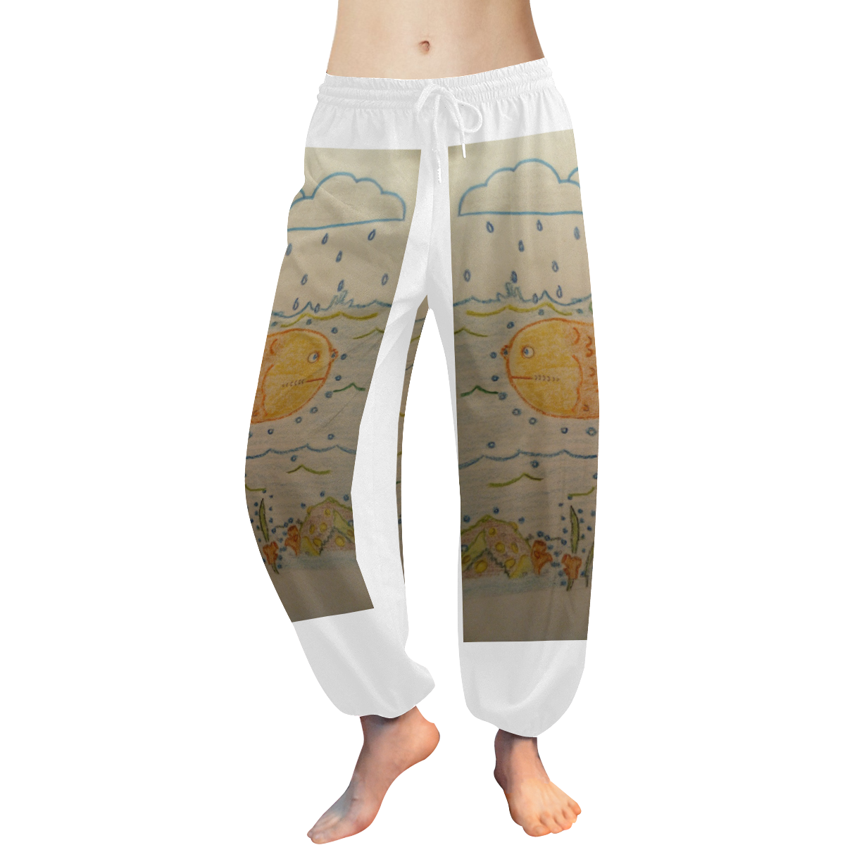 Game Pants Women's All Over Print Harem Pants (Model L18)