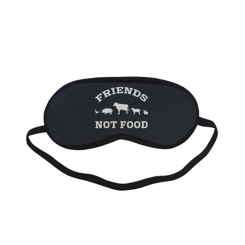 Friends Not Food (Go Vegan) Sleeping Mask
