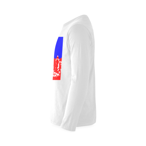NEW YORK- Sunny Men's T-shirt (long-sleeve) (Model T08)