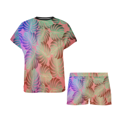 Tropical Women's Short Pajama Set