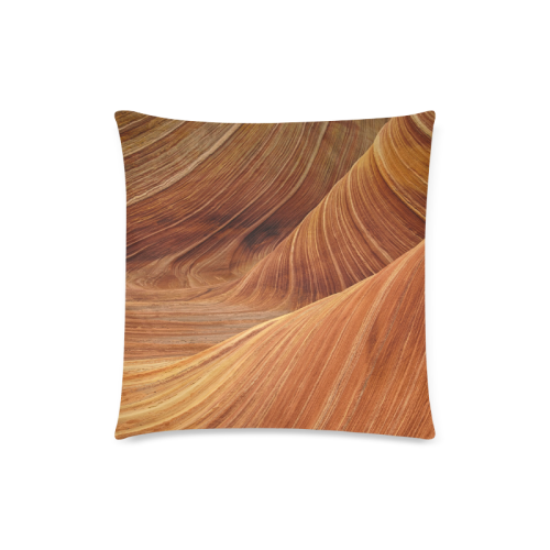 Sandstone Custom Zippered Pillow Case 18"x18"(Twin Sides)