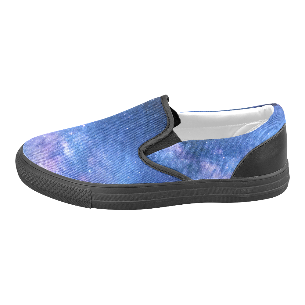 Galactic Men's Slip-on Canvas Shoes (Model 019)