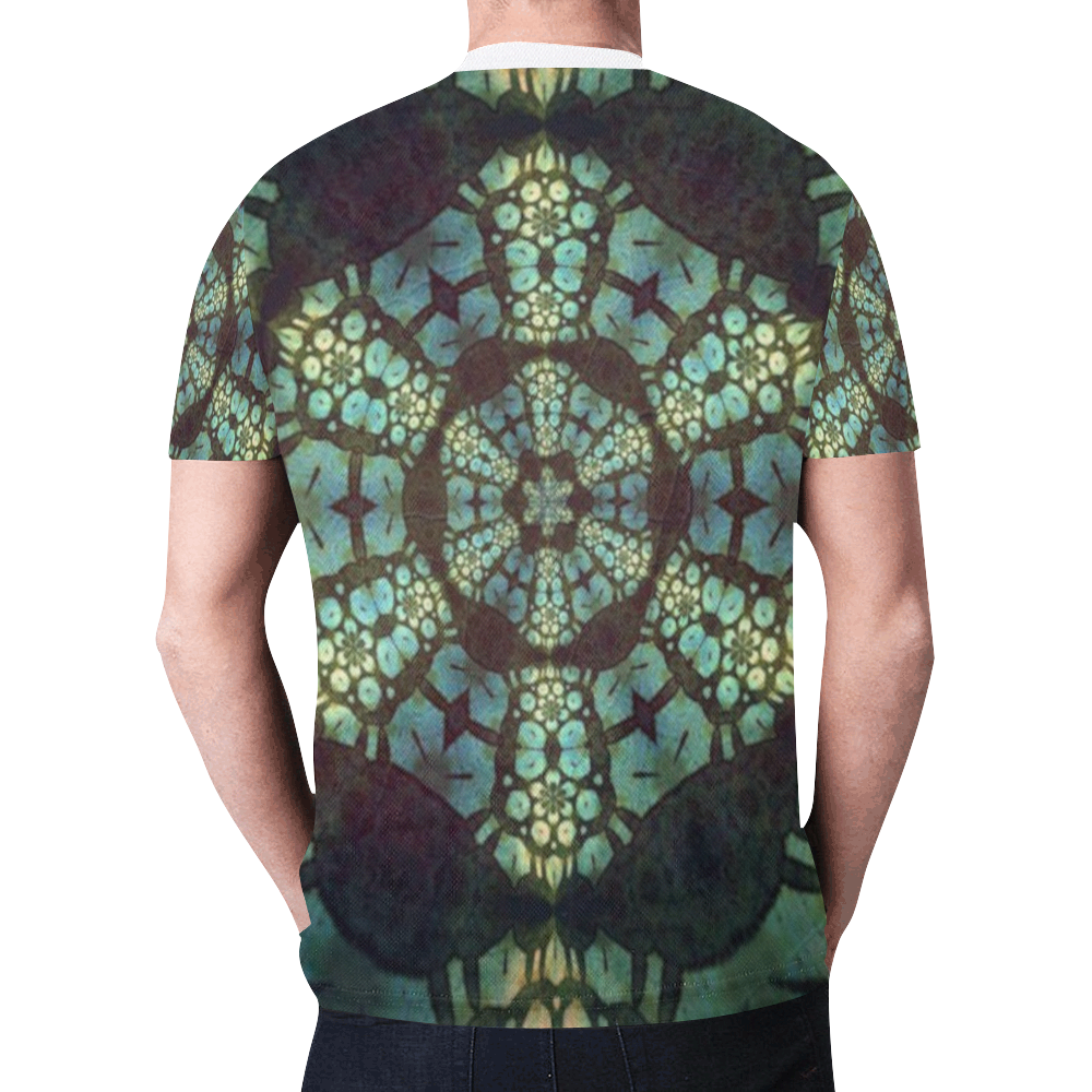 mandale New All Over Print T-shirt for Men/Large Size (Model T45)