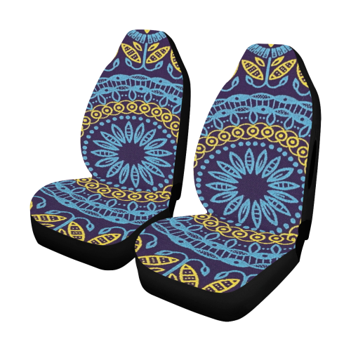 MANDALA PLANETS ALIGN Car Seat Cover Airbag Compatible (Set of 2)
