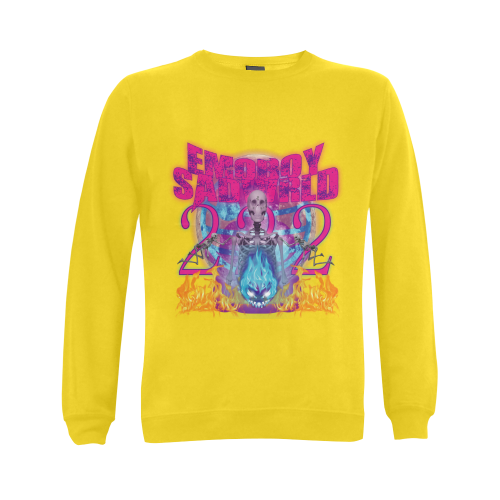 EMOBOYSADWRLD RAGESTAR DESIGN Gildan Crewneck Sweatshirt(NEW) (Model H01)