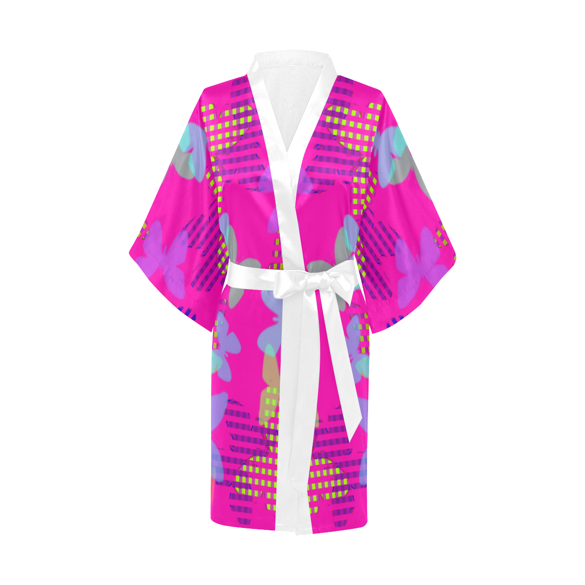 Colorful Butterflies ZF Kimono Robe