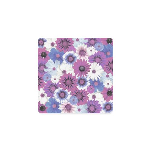 Spring Time Flowers 5 Square Coaster