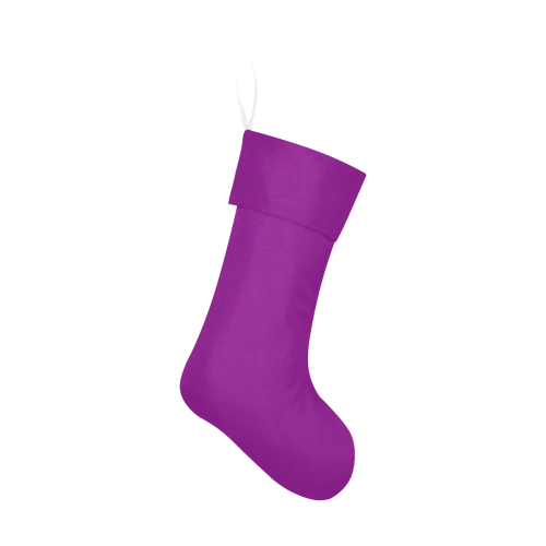 color purple Christmas Stocking