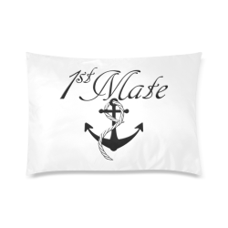 For the 1st Mate Custom Zippered Pillow Case 20"x30"(Twin Sides)