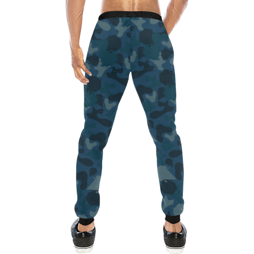 CAMOSUNDAZEPATTERNblujogs Men's All Over Print Sweatpants (Model L11)