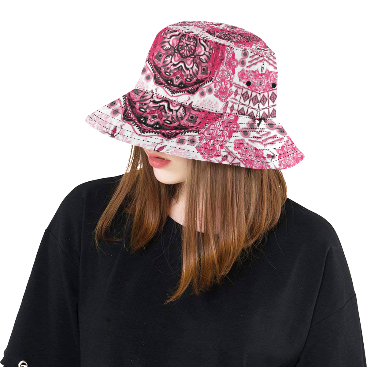 parrot 8 All Over Print Bucket Hat
