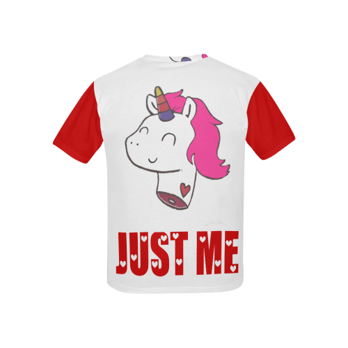 Just Me Red Kids' All Over Print T-shirt (USA Size) (Model T40)